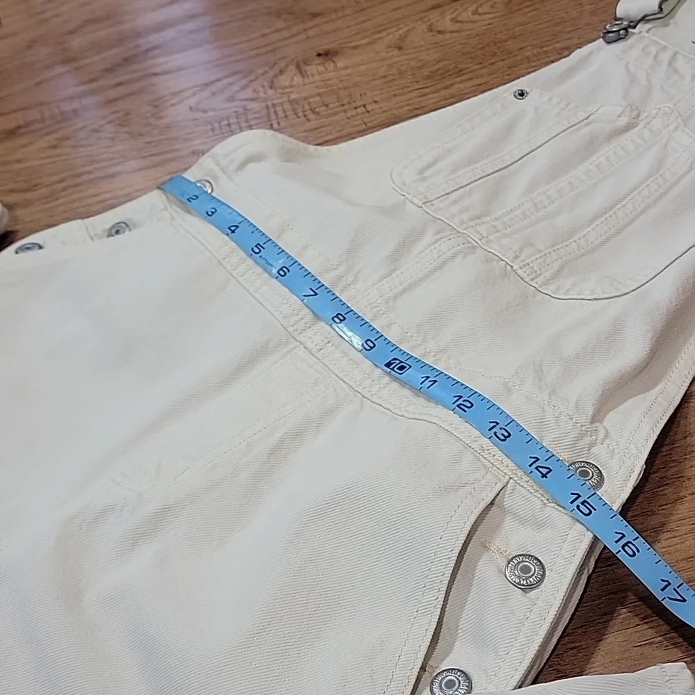 Cream Denim Overalls - Picture 12 of 16